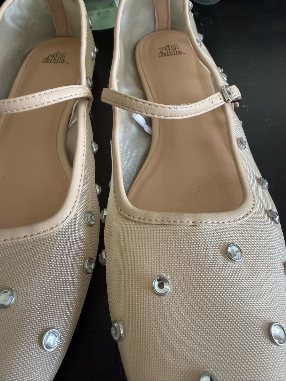 8.5 wild fable Women's Elsa Mesh Ballet Flats with memory foam insole - Picture 6 of 9